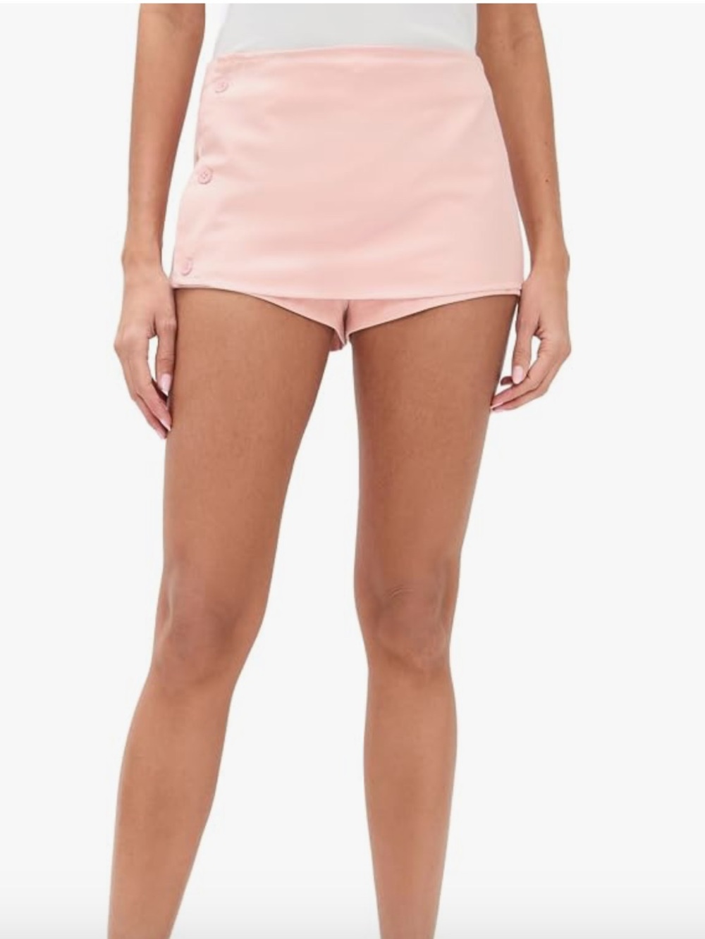 Lioness Uncharted Blush Pink Skort with Side Buttons